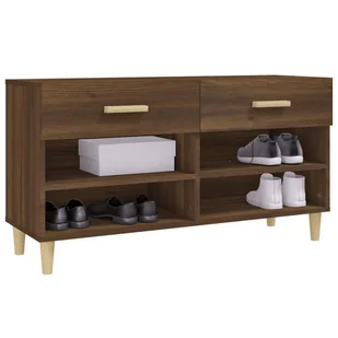 Lumarko Szafka na buty, brązowy dąb, 102x35x55 cm - Szafki na buty - miniaturka - grafika 5
