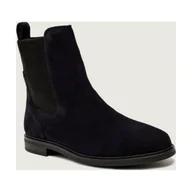 Sztyblety damskie - Tommy Hilfiger Sztyblety zamsz - miniaturka - grafika 1