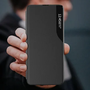 Eco Leather View Case elegancki futerał etui z klapką i funkcją podstawki Xiaomi Redmi Note 11 Pro+ 5G (China) / 11 Pro 5G (China) / Mi11i HyperCharge / Poco X4 NFC 5G czarny - Etui i futerały do telefonów - miniaturka - grafika 14