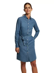 Polo Club Sukienka dżinsowa w kolorze niebieskim - Sukienki - miniaturka - grafika 1