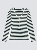 Koszulki i topy damskie - BIG STAR Koszulka "Mella" w kolorze biało-czarnym - miniaturka - grafika 1