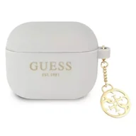 Akcesoria do słuchawek - Guess GUA3LSC4EG AirPods 3 cover szary/grey Silicone Charm 4G Collection - miniaturka - grafika 1