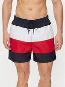 Kąpielówki męskie - Tommy Hilfiger Szorty kąpielowe UM0UM03263 Kolorowy Regular Fit - miniaturka - grafika 1