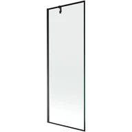 Parawany nawannowe - Mexen Next parawan nawannowy 1-skrzydłowy 70 x 150 cm, czarny wzór, czarny - miniaturka - grafika 1