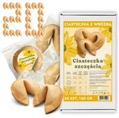 Pieczywo chrupkie - Chińskie Ciasteczka Szczęścia z Wróżbą dla Gości MagiaCiast 20 sztuk 120 g - miniaturka - grafika 1