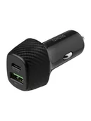 Ładowarki do telefonów - Deltaco USB car charger 1x USB-C PD 18 W 1x USB - miniaturka - grafika 1