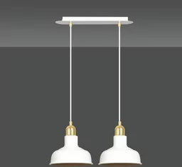 Nowoczesna lampa wisząca do kuchni nad stół INREN 2xE27 - Lampy sufitowe - miniaturka - grafika 1