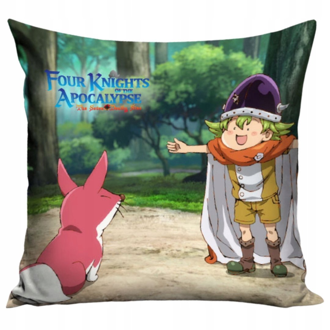 Poduszka Anime Four Knights of the Apocalypse z Leśnym Motywem