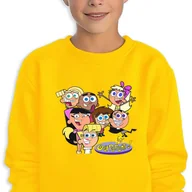 Bluzy dla dziewczynek - Bluza Dziecięca Żółta Wróżkowie Chrzestni Uczniowie Wzorów -104 Cm (3-4) - miniaturka - grafika 1
