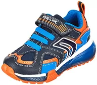 Buty dla chłopców - Geox J Bayonyc Boy A - Sneakersy Chłopcy, Niebieski (Navy/Orange), 27 EU - miniaturka - grafika 1