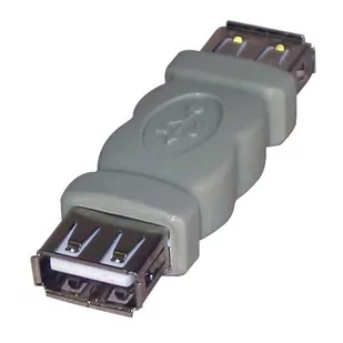 No name USB 2.0 Złączka USB A 2.0 F-USB A 2.0 F 0 szara KAU1F1FN00 - Adaptery i przejściówki - miniaturka - grafika 2