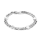 Bransoletki - Tamaris Bransoletka TJ-0349-B-19 srebrna, 19, Stal nierdzewna, Nie zawiera kamieni szlachetnych - miniaturka - grafika 1