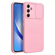 Etui i futerały do telefonów - Futerał SLIDE do SAMSUNG A34 5G jasnoróżowy - miniaturka - grafika 1