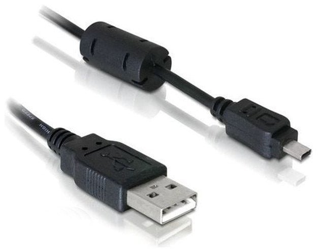 Przewód USB wtyk typ A - wtyk miniUSB 2m 8pin z fi