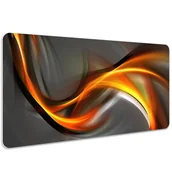 Podkładki na biurko - Mata z nadrukiem Abstrakcja pomarańczowa 100x50 cm, Dywanomat - miniaturka - grafika 1