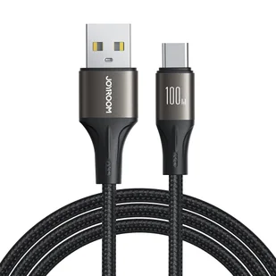 Kabel przewód Light-Speed Series USB-A - USB-C szybki transfer 100W 2m czarny - Kable USB - miniaturka - grafika 1