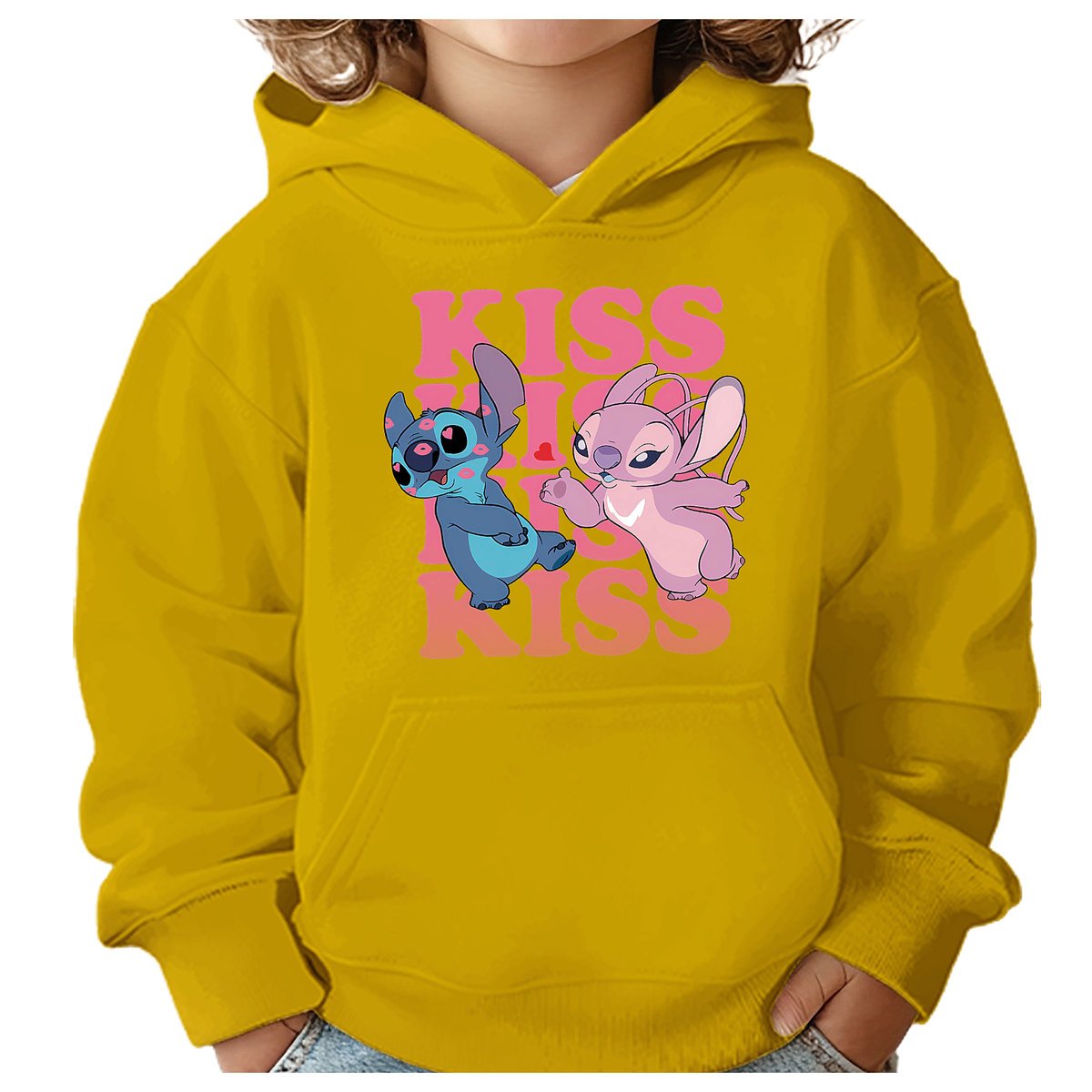 BLUZA DZIECIĘCA STITCH ANGEL ANDZIA KISS 134-140 CHŁOPIĘCA DZIEWCZĘCA