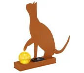 Lampy ogrodowe - Globo 33896 - LED Lampa solarna SOLAR LED/0,06W/3V IP44 kot - miniaturka - grafika 1