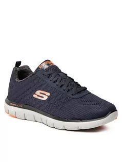 Buty sportowe męskie - Skechers Flex Advantage 2.0 52185-DKNV granatowy - grafika 1