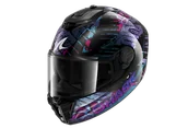 Kaski motocyklowe - Kask Integralny Shark RS Reptaia Czarny/NiebieskiXS - miniaturka - grafika 1