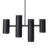 Lampy sufitowe - Metalowa lampa zwieszana Laxer P0501 Maxlight do sypialni tuby czarna - miniaturka - grafika 1