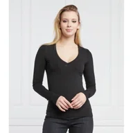 Bluzki damskie - Patrizia Pepe Bluzka | Slim Fit - miniaturka - grafika 1
