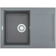 Zlewozmywaki - Elleci Zlewozmywak Easy 135 M73 Titanium - miniaturka - grafika 1