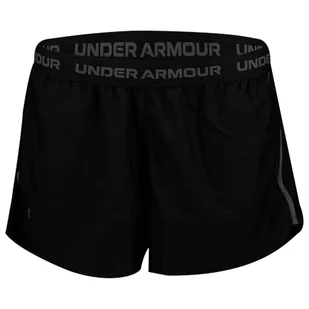 Under Armour Tech Play Up szorty - czarne / / Castlerock - XXL - Spodenki damskie - miniaturka - grafika 1