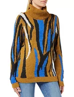 Swetry damskie - ICHI Ihmarys Ls sweter damski, 180940/Golden Brown, M - miniaturka - grafika 1