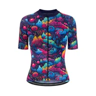 Koszulki rowerowe - Koszulka rowerowa damska Quest Pink Cosmos - miniaturka - grafika 1