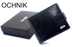 OCHNIK SL-191-99 – czarny skórzany portfel męski SL 191 99 - Portfele - miniaturka - grafika 1