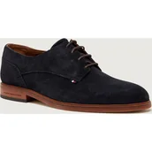 Półbuty męskie - Tommy Hilfiger Derby zamsz - miniaturka - grafika 1