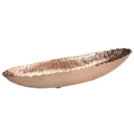 Tace i patery - Patera Dekoracyjna Liść Miedziana Caracol - miniaturka - grafika 1