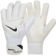 Piłka nożna - Rękawice Nike GK Match Jr FJ4864-100 biały 5 - miniaturka - grafika 1