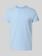 Koszulki męskie - T-shirt o kroju slim fit z mieszanki bawełny - miniaturka - grafika 1
