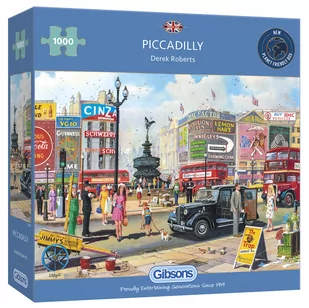 G3 Puzzle 1000 Piccadilly Circus/Londyn Nowa - Puzzle - miniaturka - grafika 1