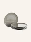 Talerze - Rosenthal Talerze Deserowe Junto Pearl Grey, 6 Szt. grau - miniaturka - grafika 1