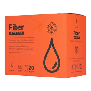 DuoLife Fiber Powder 20 x 10g - Witaminy i minerały - miniaturka - grafika 1