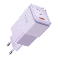 Ładowarki do telefonów - Ładowarka sieciowa GaN 67W Mcdodo CH-1502 2x USB-C, USB-A (fioletowa) - miniaturka - grafika 1