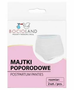 Bocioland Majtki poporodowe siateczkowe 2szt L - Bielizna lecznicza - miniaturka - grafika 1