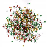 Prace ręczne dla dzieci - Brokatowe Kuleczki Styropianowe, 8 G, Świąteczne Dpcraft - miniaturka - grafika 1