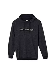 DeFacto Sweter z długim rękawem męski - okrągły dekolt bluza męska (granatowa, XS), grantowy, XS - Swetry męskie - miniaturka - grafika 1