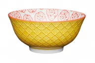 Miski i półmiski - misa Yellow Floral 15,7 cm ceramika żółta/czerwona - miniaturka - grafika 1