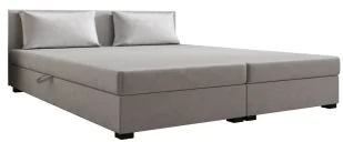 Podwójny jasnoszary tapczan welurowy Z2-E71 - Łóżka Podwójny jasnoszary tapczan welurowy Z2-E71 - Łóżka - miniaturka - grafika 1