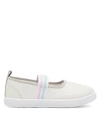 Buty dla dziewczynek - Nelli Blu Kapcie CM230216-4 Srebrny - miniaturka - grafika 1