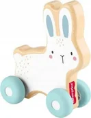 Zabawki zręcznościowe - FISHER PRICE KRÓLIK DREWNIANY DO CIĄGNIĘCIA - miniaturka - grafika 1