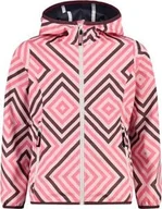 Kurtki i płaszcze dla dziewczynek - CMP - Kurtka dziecięca z kapturem, Pink Fluo-B.Co-Plum, 110 - miniaturka - grafika 1