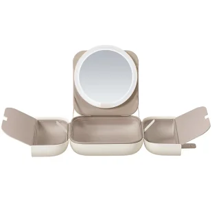 AMIRO Lusterko kosmetyczne z podświetleniem LED i kosmetyczką AML115M - Lusterka do makijażu AMIRO Lusterko kosmetyczne z podświetleniem LED i kosmetyczką AML115M - Lusterka do makijażu - miniaturka - grafika 2