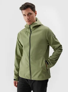 4F Kurtka softshell wiatroodporna membrana 5000 męska - khaki 3XL - Kurtki i kamizelki sportowe męskie - miniaturka - grafika 1