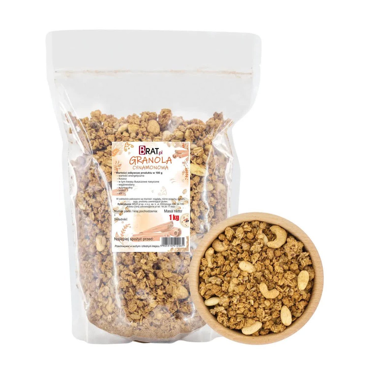 Granola cynamonowa 1kg